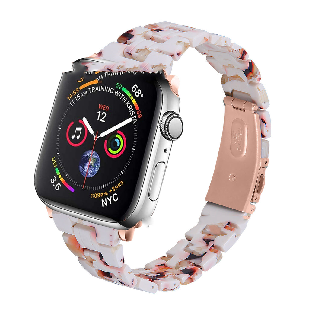 Smart Slim Resin trois perles en acier inoxydable montre