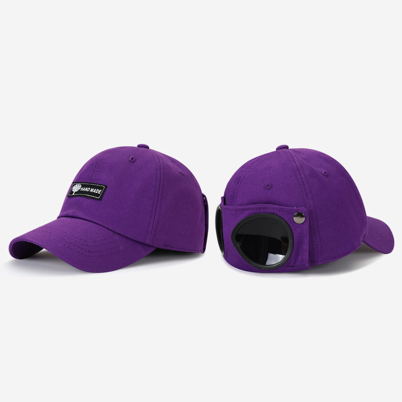 Lunettes de soleil tendance style coréen homme Chapeau pilote