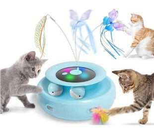 Jeu de chat amusant Table tournante Auto-Hi Pet Jouet de chat électrique