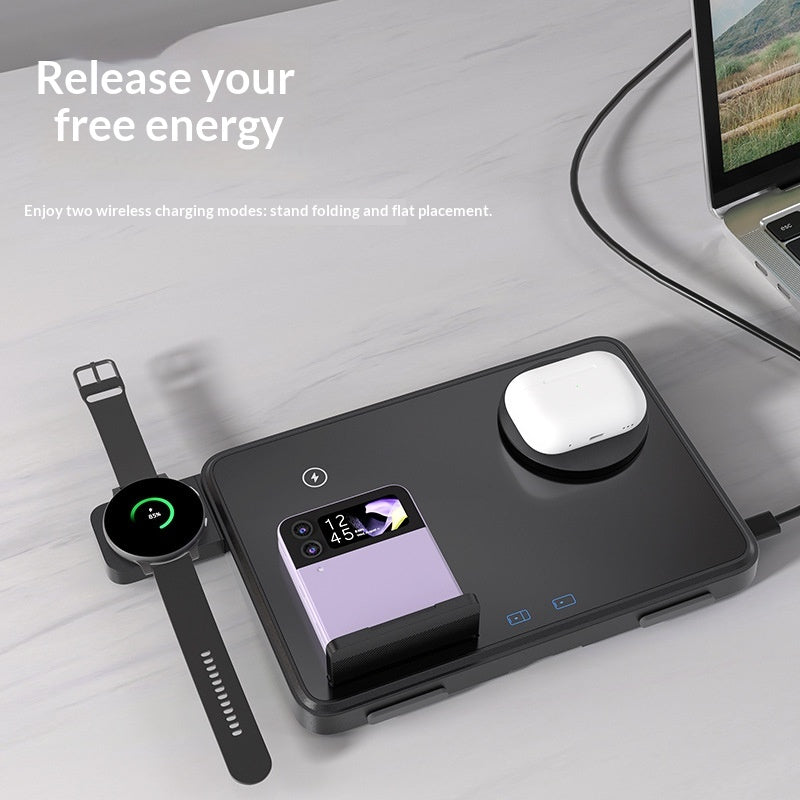 Chargeur sans fil magnétique à double appareil 30W avec indicateur LED pour recharge rapide