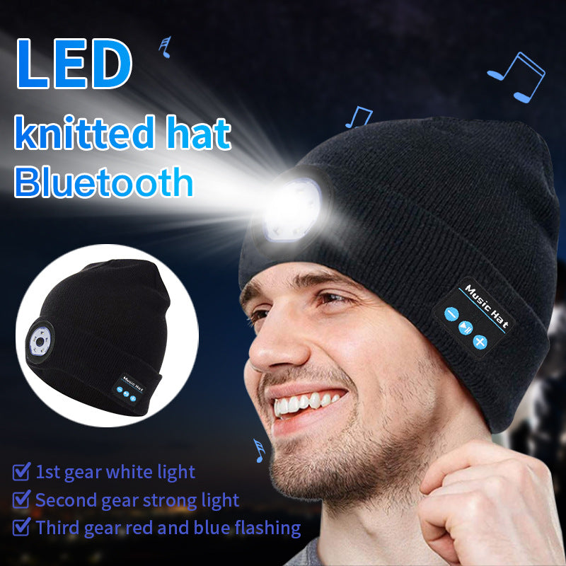 Hot Bluetooth 5.0 LED casque casque stéréo sans fil lecteur de musique avec MIC pour mains libres