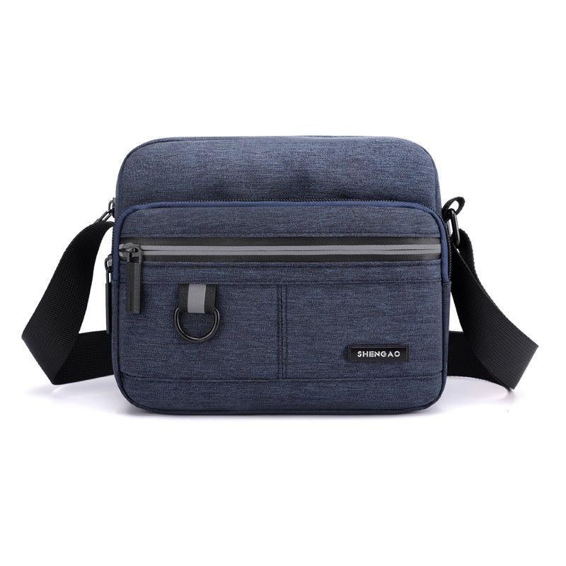 Homme d'affaires Oxford Cloth épaule simple Casual grand sac de corps de capacité