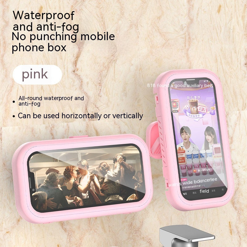 Salle de bain rotative étanche Mobile Phone Box sans punch