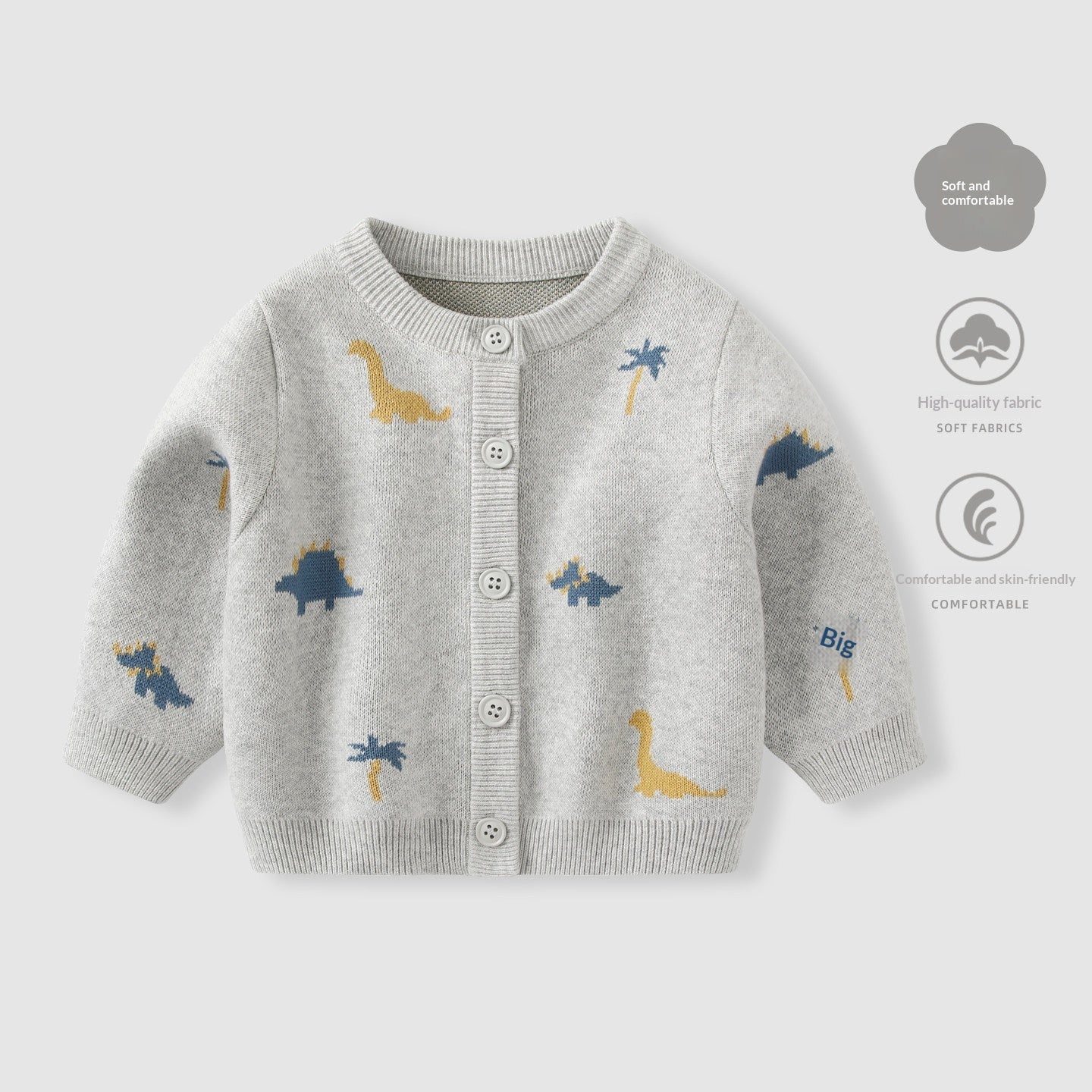 Chandail pour bébé Chemise tricotée pour bébé garçon