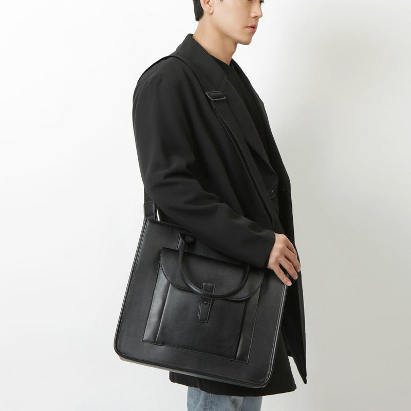 Sac Epaule Messenger Hommes d'affaires occasionnels simples Hommes et femmes