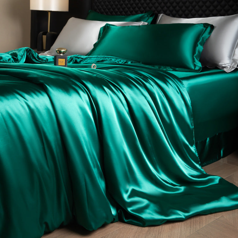 Luxury Real Double Side Silk Naked-Sleep Couverture de couettes