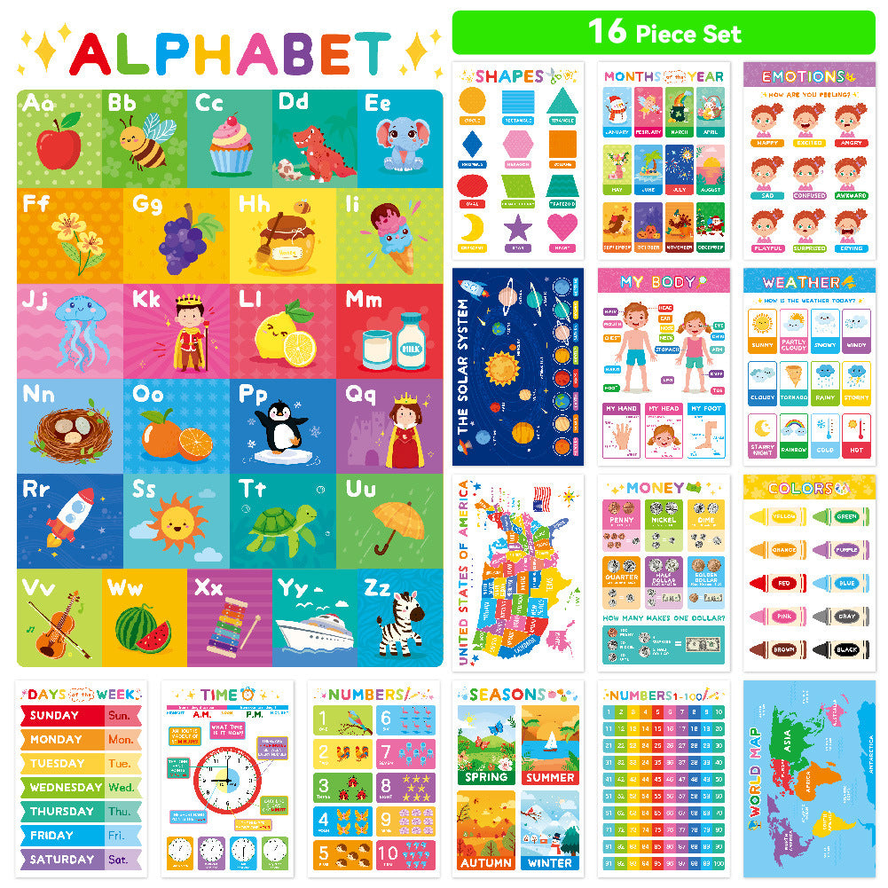 Wall stickers for early childhood education