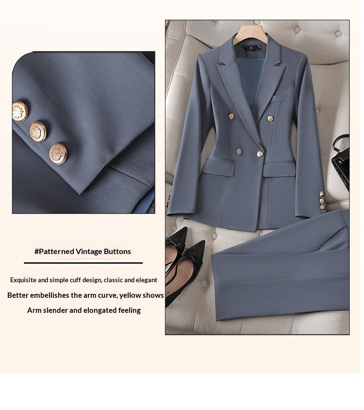 Springautumn Professional Attire Elegant Hotel Managers Uniforme Veste