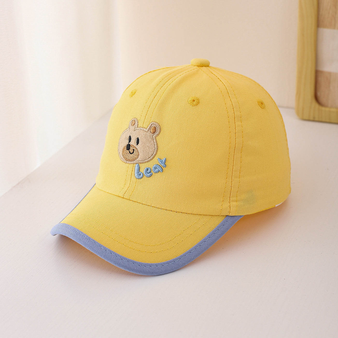 Broderie de lettres pour ours cartoon multicolore pour enfants Mignon réglable et V