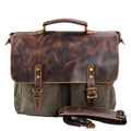 Sac à main imperméable à toile pointure en cuir