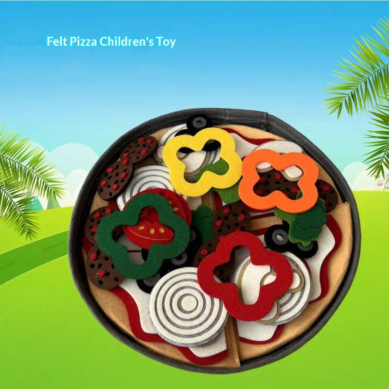 Jouet Creative Felt Pizza Playset