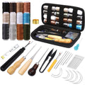 Kit de couture en cuir: Ensemble complet avec 25 aiguilles