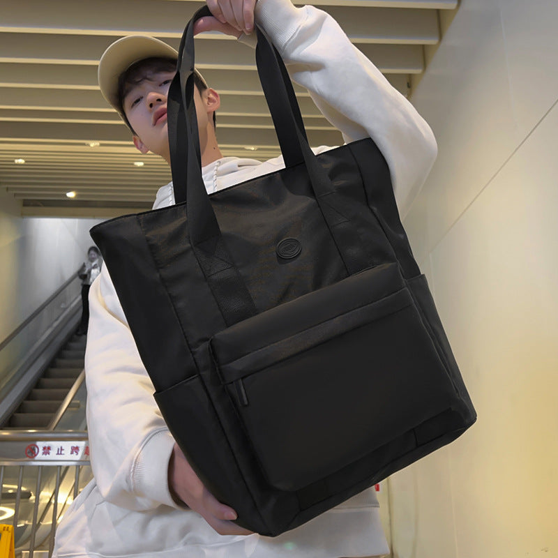 Sac à main pour hommes Sac à bandoulière simple et de grande capacité