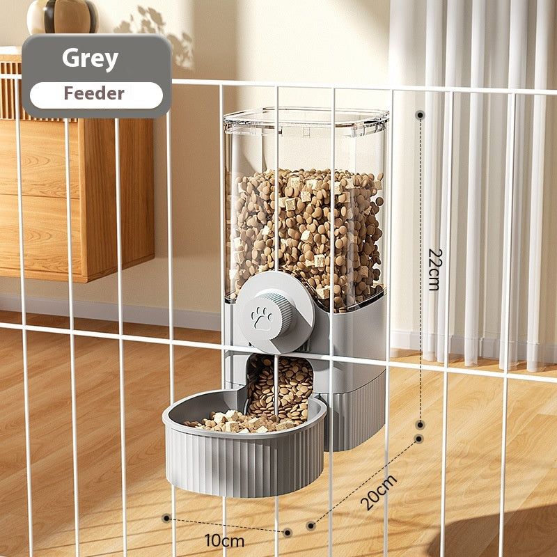 Suspension Cage Dog Basin Cat Bowl Automatic Pet Feeder