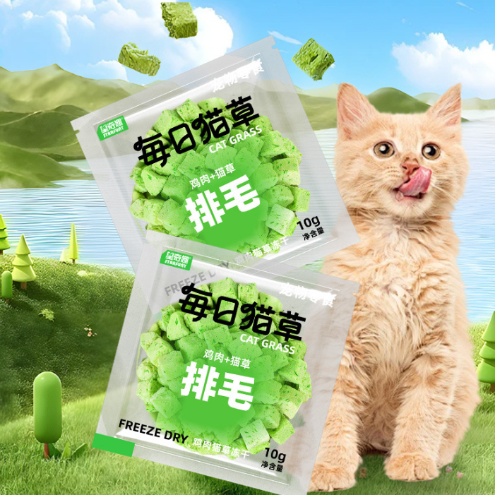 Cat Food Snacks Daily Freeze-Dry Hairball Remède