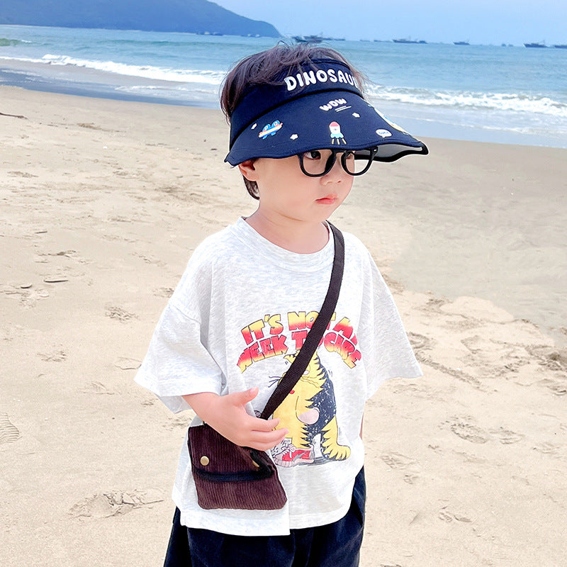 Protection solaire des enfants Chapeau solaire anti-UV volant
