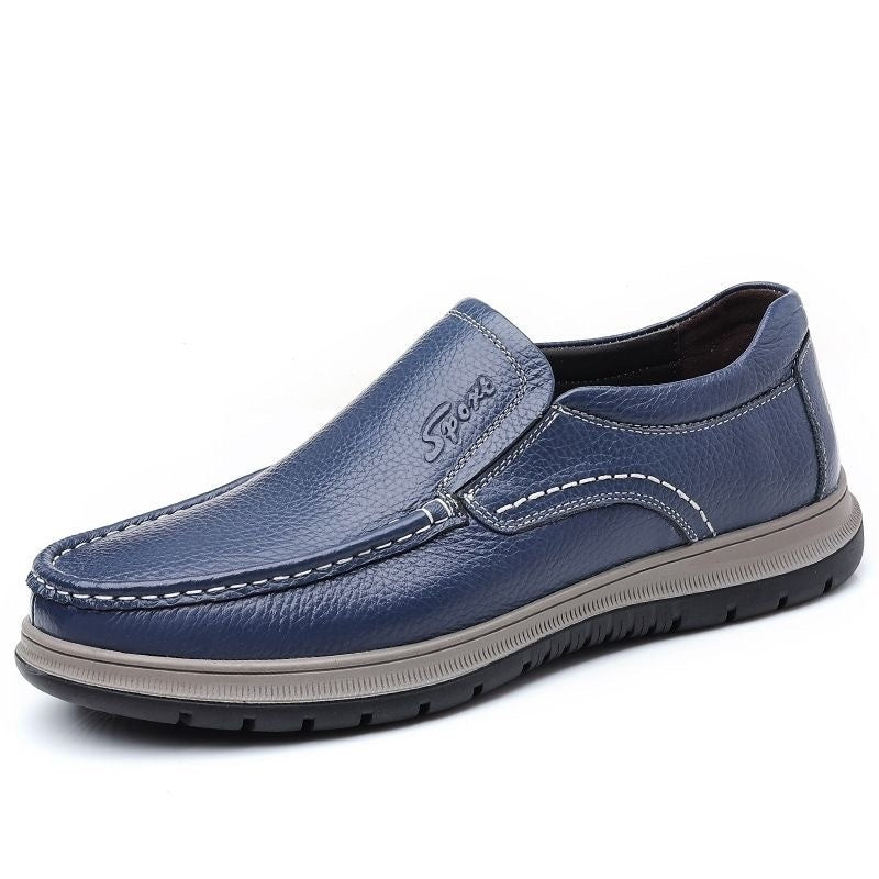Chaussures en cuir léger étanches casual homme