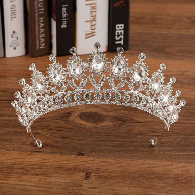 Mariée Couronne Mariage Alliage Diamant Couronne Mode Élégante