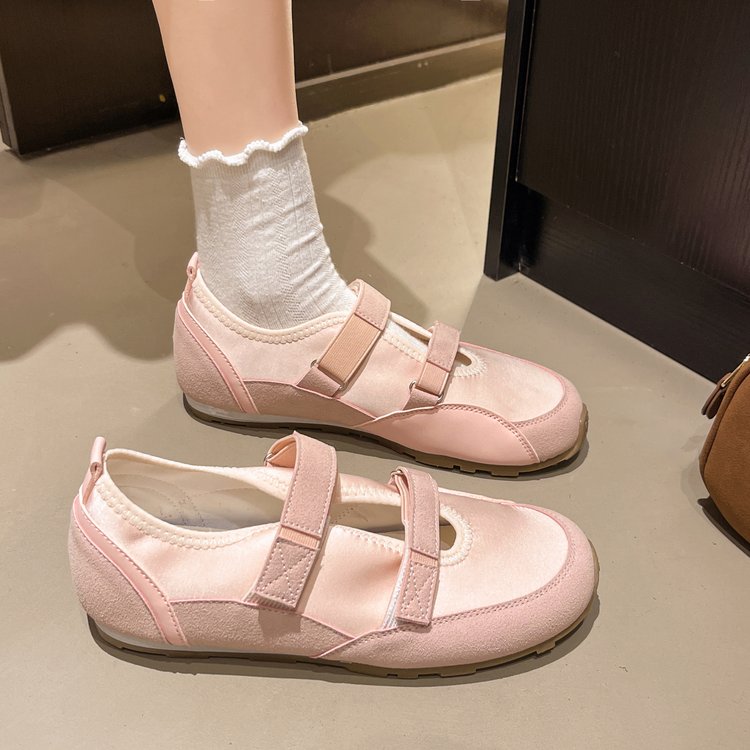 Femmes Taille intérieure Augmenter Mary Jane Chaussures Summer Breathable Ballet Style German Traini