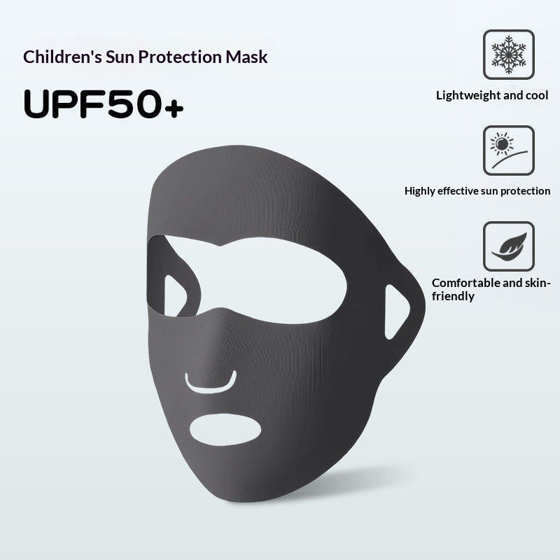 Masque visage de protection solaire pour enfants pour l'été