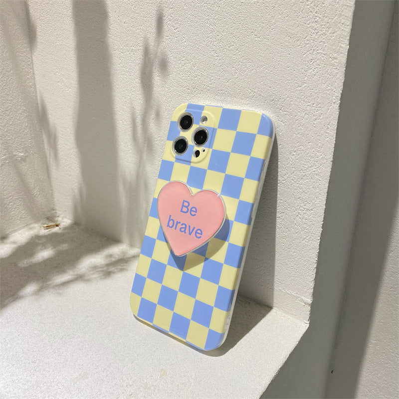 Simple Checkerboard Adaptable Soft Mobile Phone Case