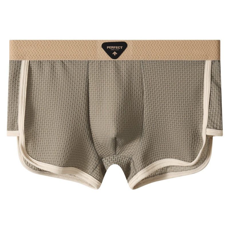 Slips de boxeur à fléchettes hommes en soie glacée