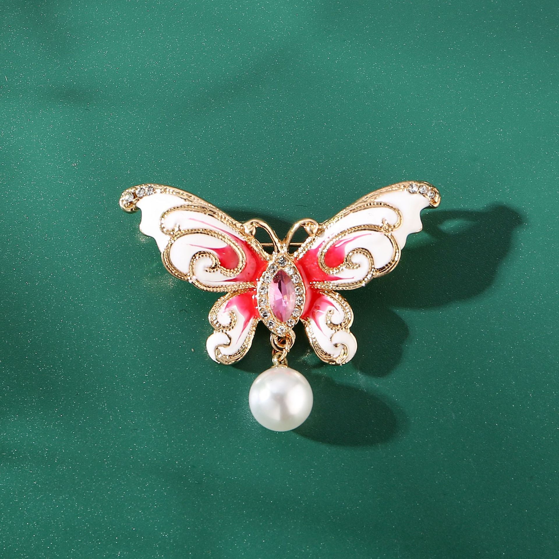 Accessoire de luxe mode Broche papillon
