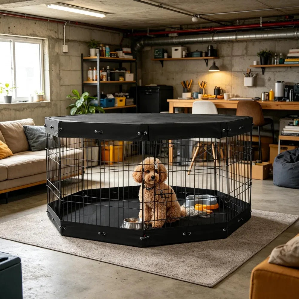 Maison de chien avec espace-sauvetage pour l'extérieur