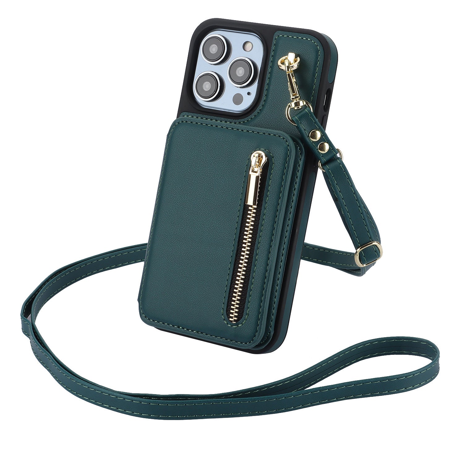Porte-cartes zippées créative Corde cas téléphone