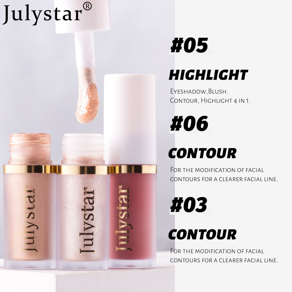 Facial Rouge Poudre Lotion Blusher Lasting Perley Lèvres Éblouissante Naturelle High Gloss Cosm