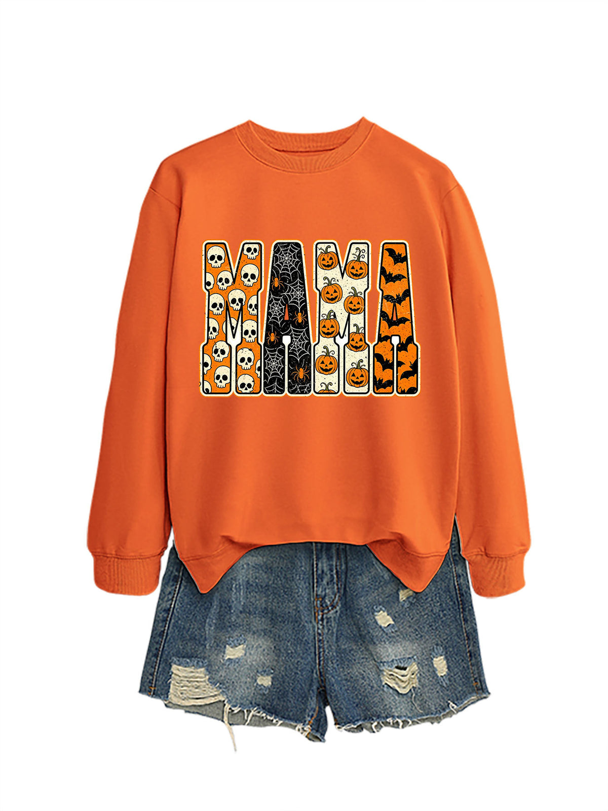 Hoodie d'Halloween pour femmes avec araignée de crâne et Jack-o-lantern Designs