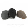 Ligné de velours d'hiver Protection de l'oreille chaude British-Style Vintage Beret