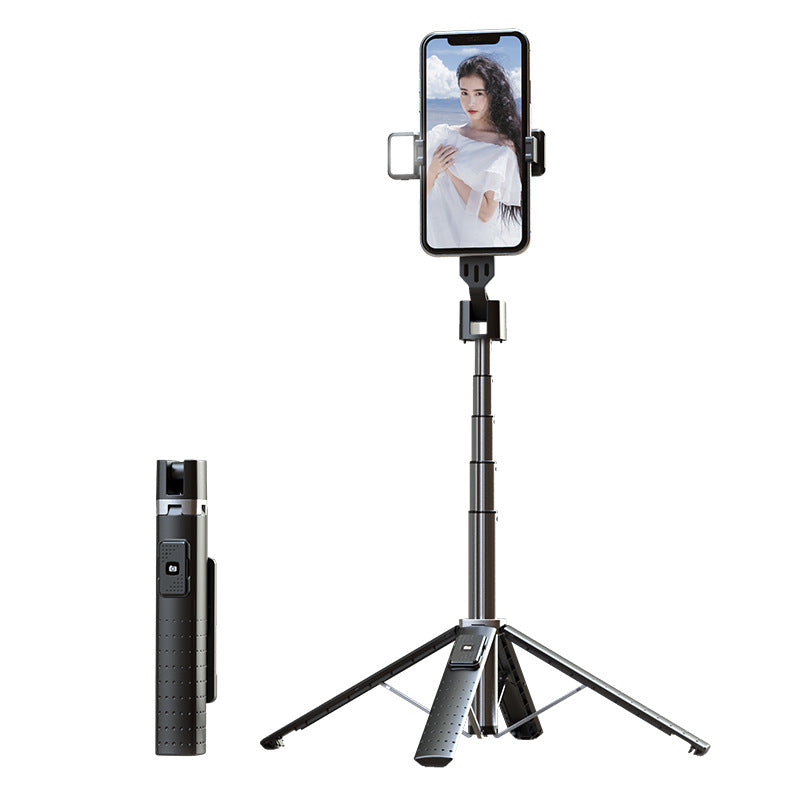 Tetrapod Bluetooth Selfie Stick Mobile Phone Double Fill Light