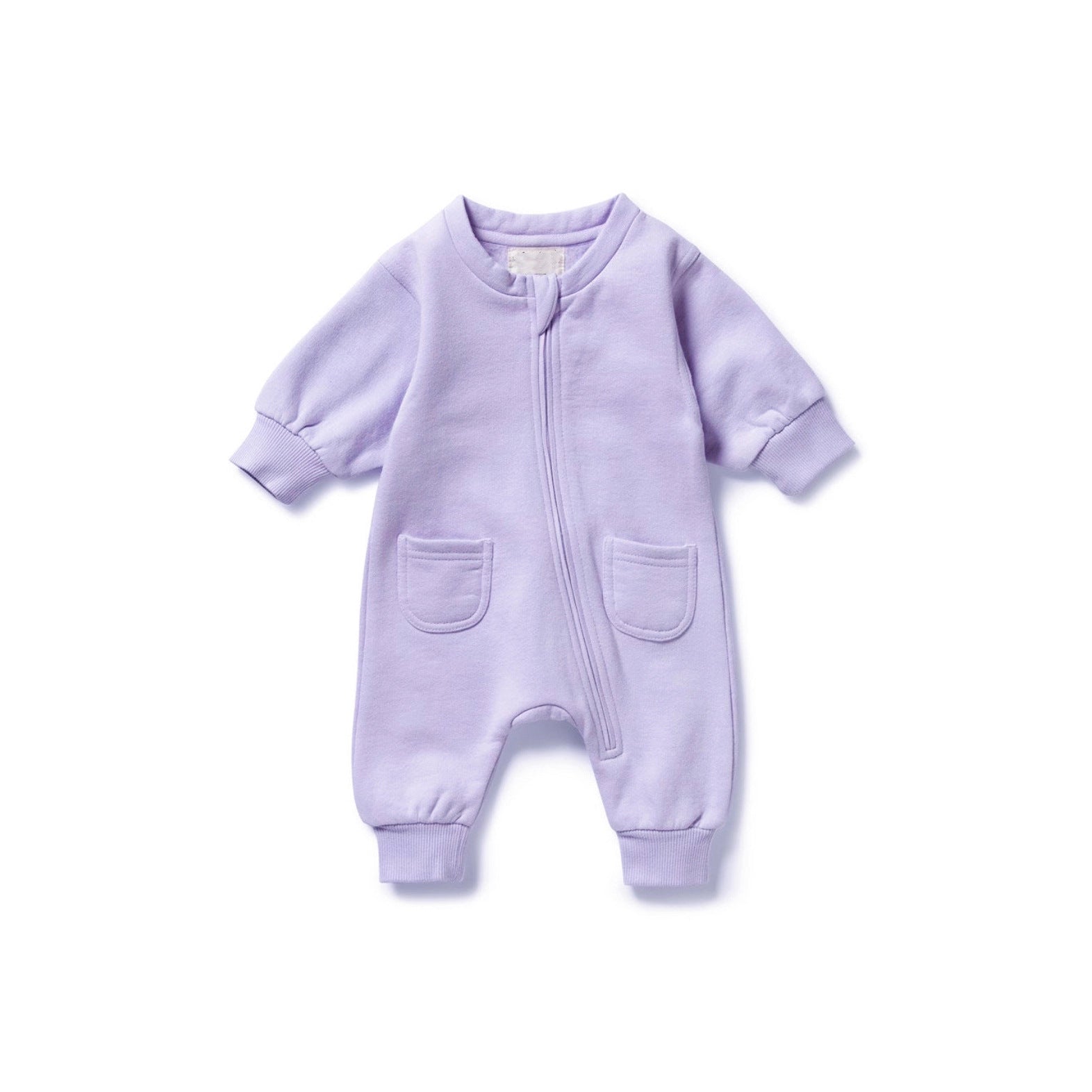 Printemps Automne Solide couleur manches longues Baby Onesie