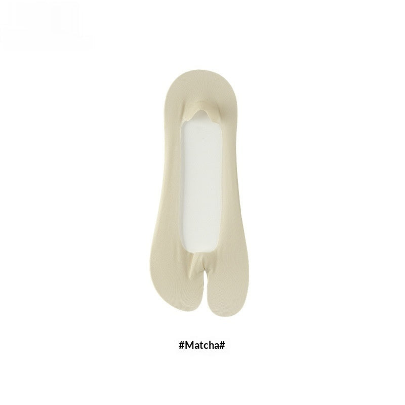 Chaussettes de bateau antidérapantes invisibles en silicone