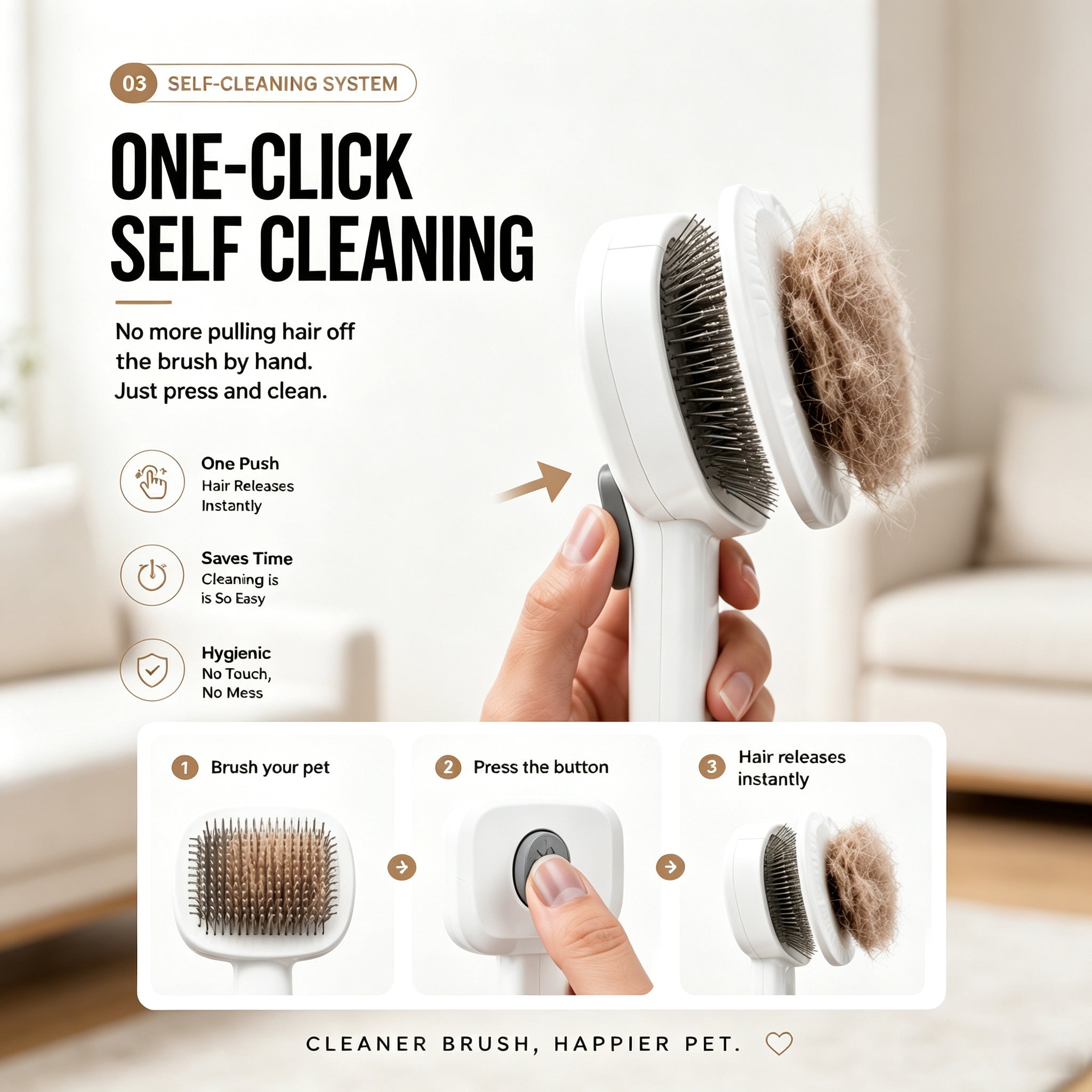 Brosse pour chat et chiens