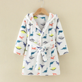 Cartoon Flannel Chemise à capuche pour enfants
