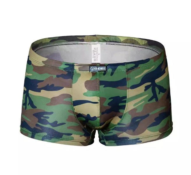 Entraînement de fitness pour hommes Camouflage boxeurs en forme de I