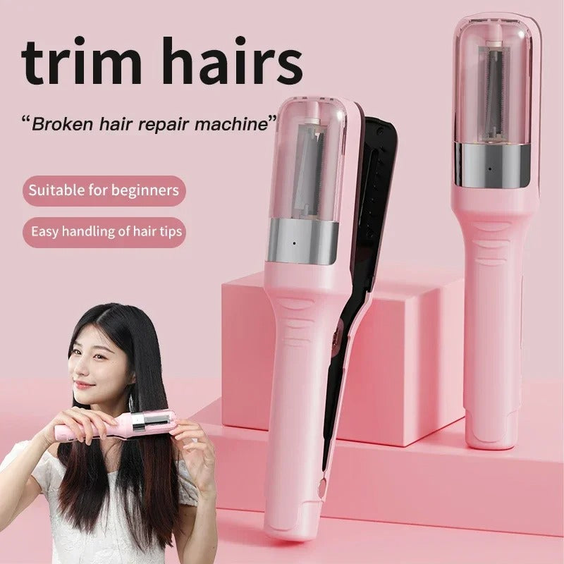 Coiffures Trimmer Split Deleter Dry endommagé Brittle Professional Automatic Trim Split Pour