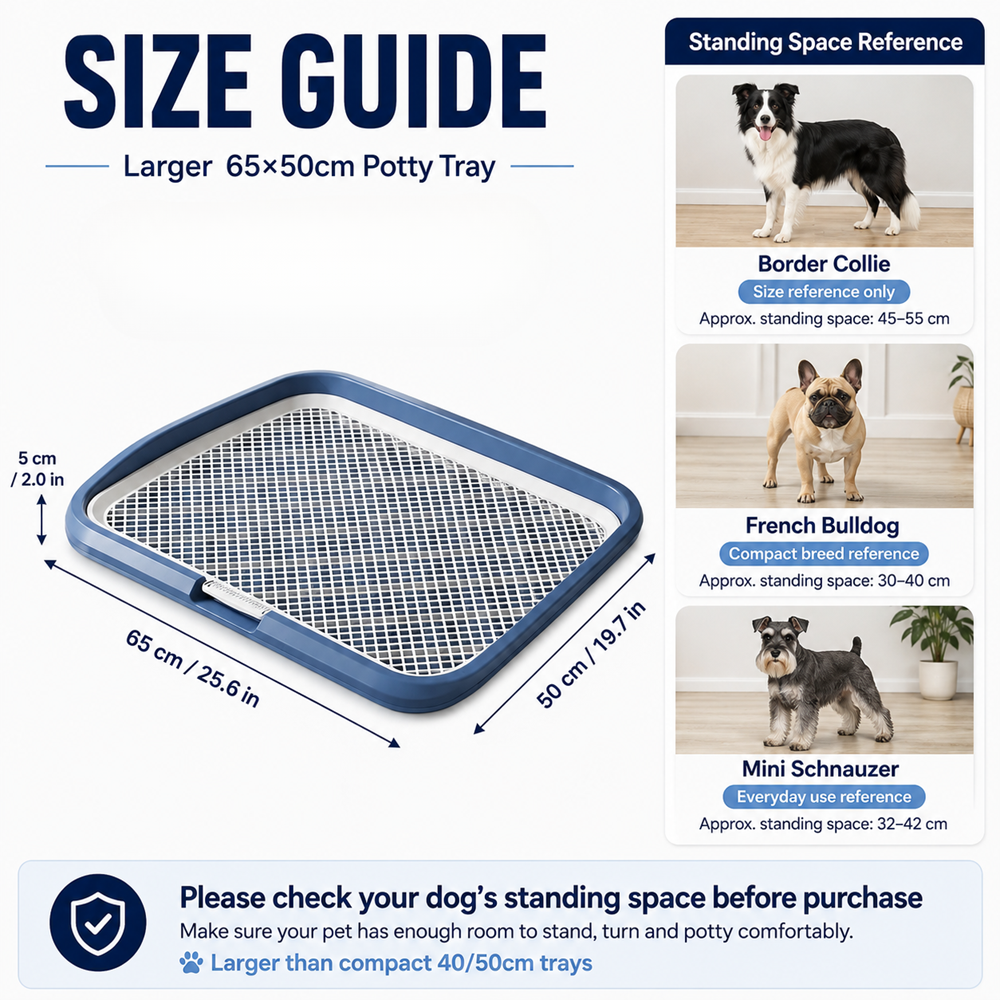 Pot de chien avec grille amovible