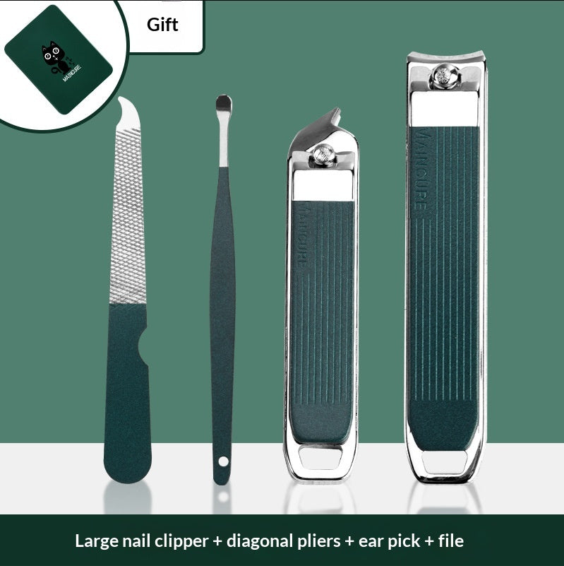 Outil à ongles inclinés anti-splash - Accessoire à pince à ongles en angle de précision pour manucure et p