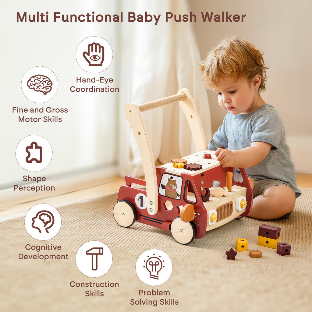 Jouet bébé et tout-petit Walker Jouet multifonctionnel Baby Push Cart