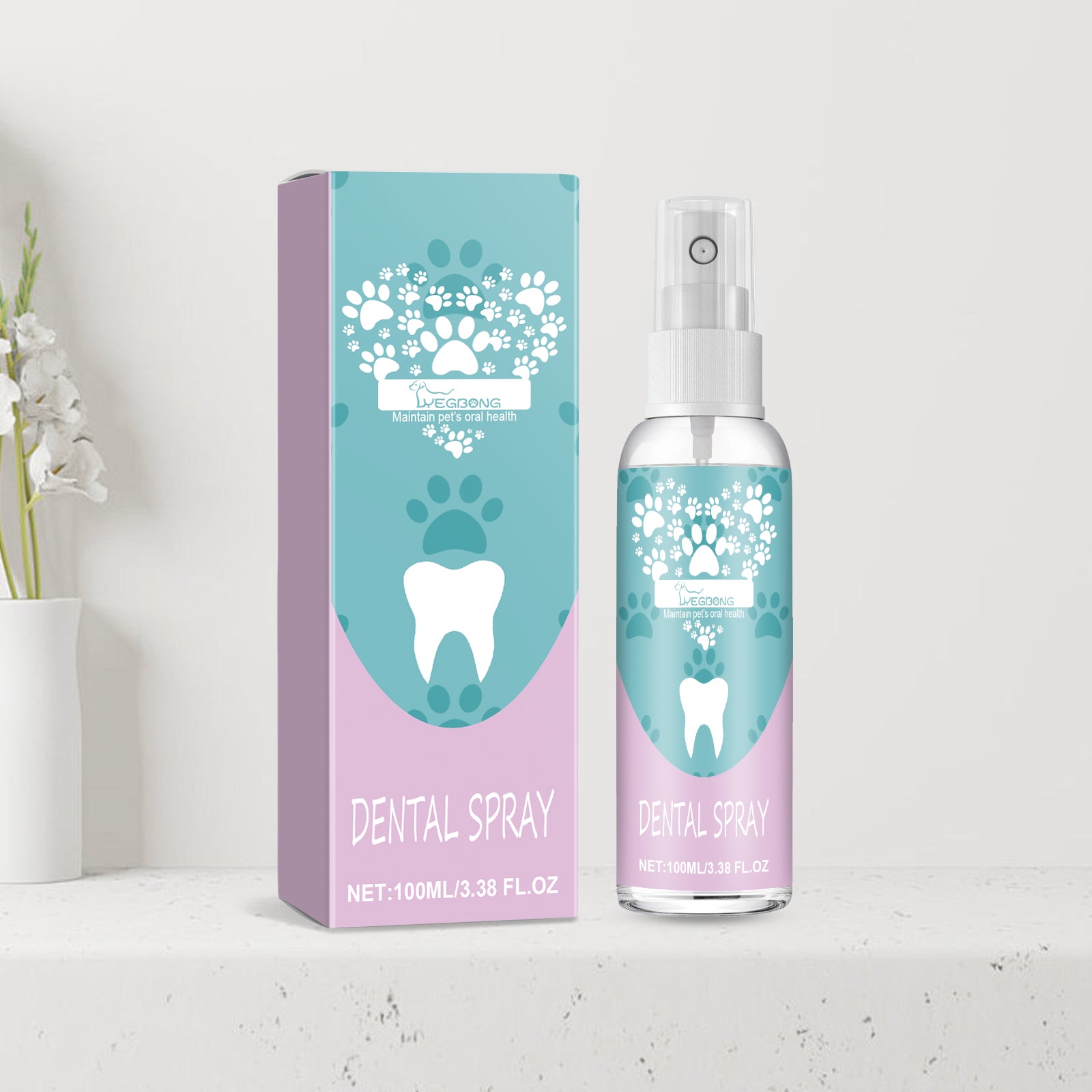 Vaporisateur de dents pour animaux de compagnie