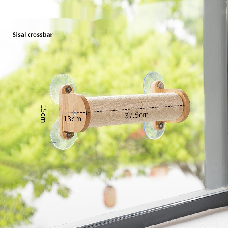 Pet Jumping Platform Fenêtre monté Suction-cup Hammock
