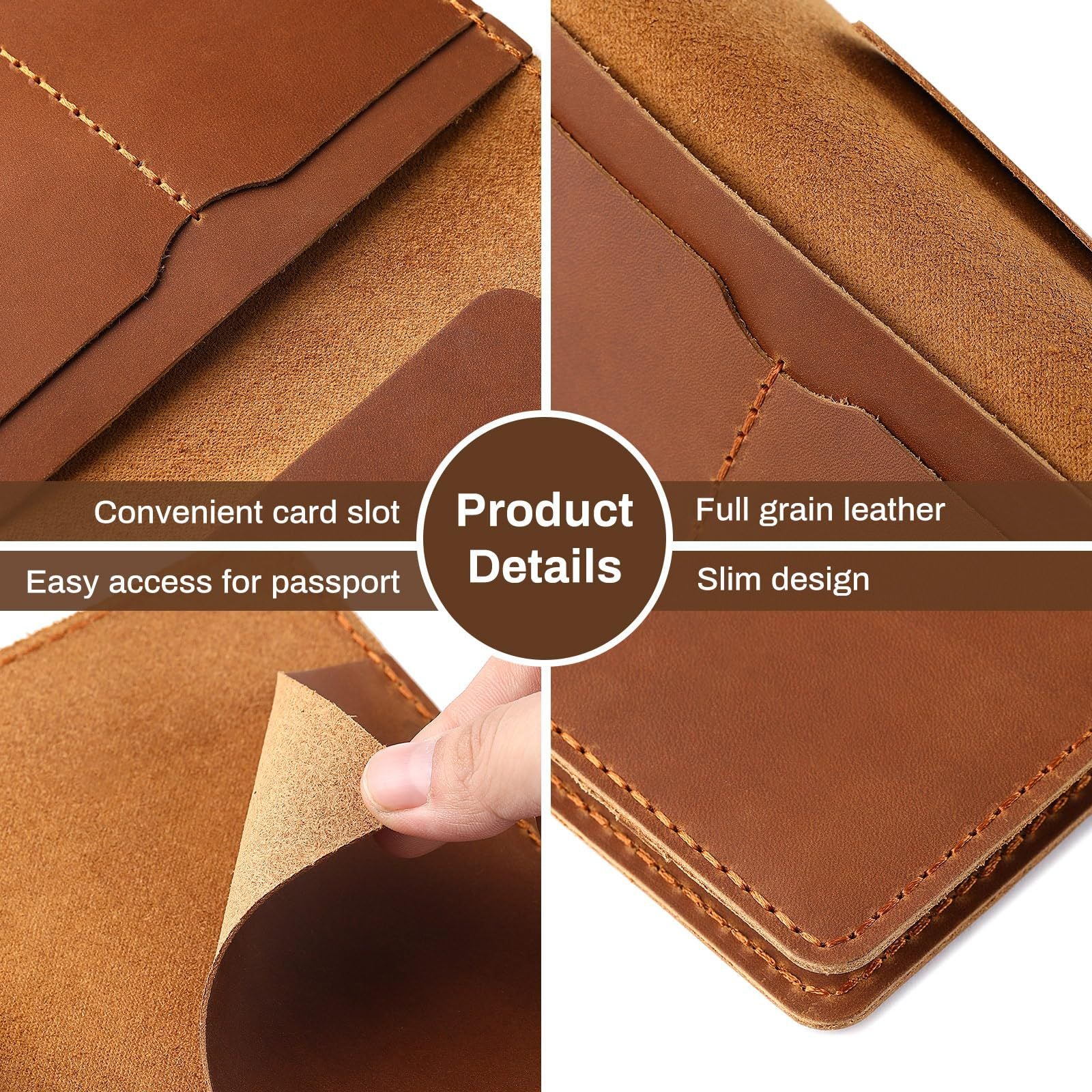 Porte-monnaie de première couche pour hommes