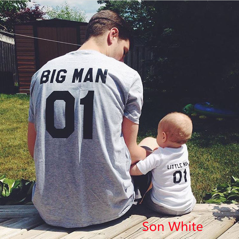 T-shirt en coton parent-enfant