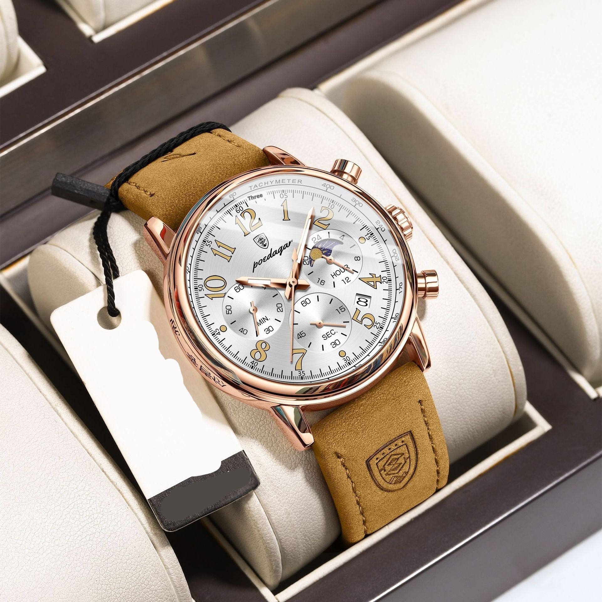 Multifonctionnelle Montre Quartz Lumineux Homme