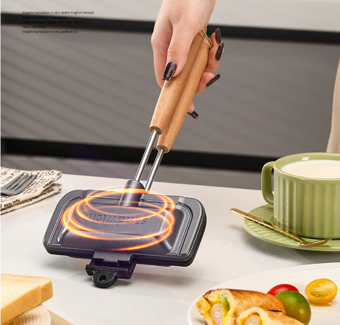 Plateau de cuisson en alliage d'aluminium double côté pour cuisine de ménage