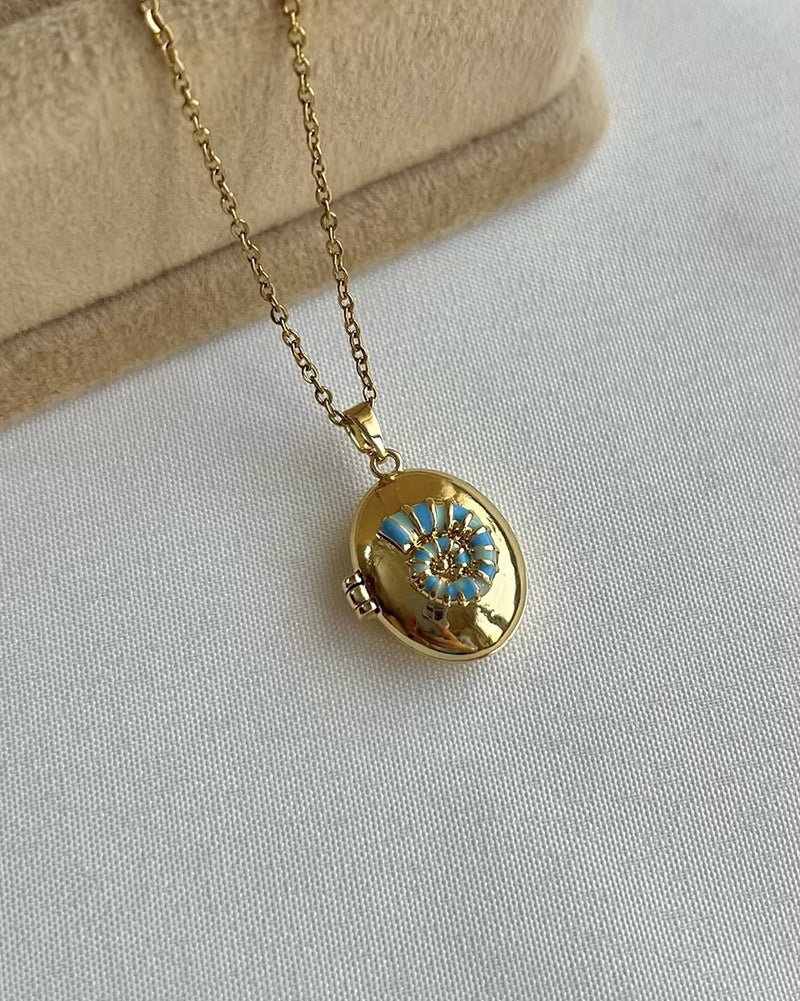 Personnalité Tendance Retro Collier peint Pendentif