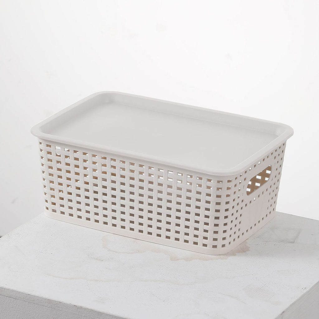 Panier de rangement en plastique creux